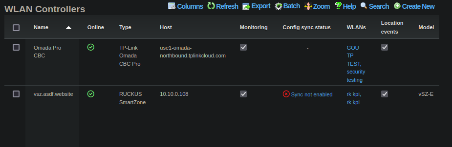 WLAN Controllers